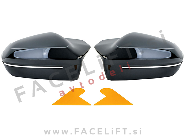 Pokrovi ogledal M izgled črni sijaj BMW 5 G60 G61 23-