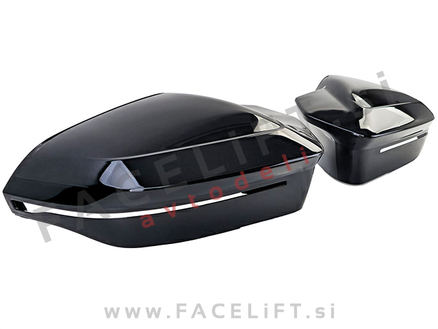 Pokrovi ogledal M izgled črni sijaj BMW 5 G60 G61 23-