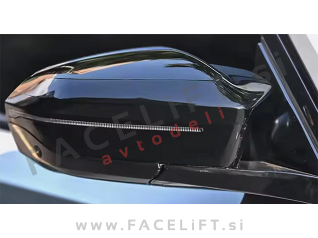 Pokrovi ogledal M izgled črni sijaj BMW 5 G60 G61 23-