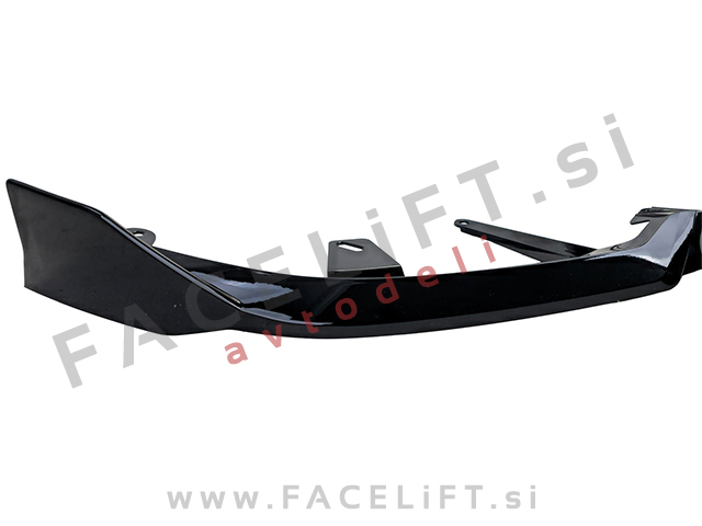 Podaljšek sprednjega odbijača črni sijaj M-Performance izgled BMW 5 G60 G61 M-Pack 23-