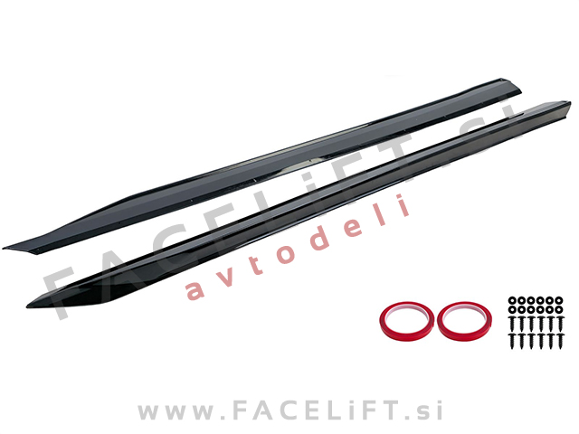 Podaljški pragov črni sijaj BMW 5 G60 G61 M-Pack 23- Podaljški pragov črni sijaj BMW 5 G60 G61 M-Pack 23-