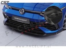 Podaljšek sprednjega odbijača črni sijaj VW Golf 8 R 20-