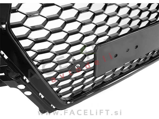 Maska RS izgled črna sijaj Audi Q7 4M 15-19 Maska RS izgled črna sijaj Audi Q7 4M 15-19