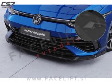 Podaljšek sprednjega odbijača črni mat VW Golf 8 R 20-