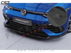 Podaljšek sprednjega odbijača črni mat VW Golf 8 R 20-