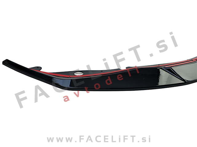 Podaljšek sprednjega odbijača črni sijaj M-Performance izgled BMW M3 G80 G81 21-