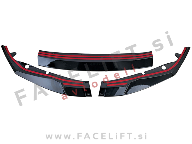 Podaljšek sprednjega odbijača črni sijaj M-Performance izgled BMW M3 G80 G81 21-