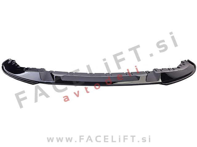 Podaljšek sprednjega odbijača črni sijaj M-Performance izgled BMW 4 Gran Coupe G26 M-Pack 21-