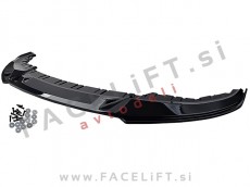 Podaljšek sprednjega odbijača črni sijaj M-Performance izgled BMW 4 Gran Coupe G26 M-Pack 21-