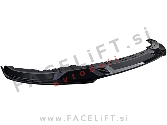 Podaljšek sprednjega odbijača črni sijaj M-Performance izgled BMW 4 Gran Coupe G26 M-Pack 21-