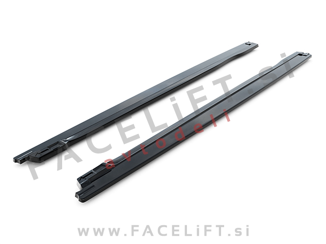 Podaljški pragov črni sijaj Audi Q5 S line, SQ5 16-20