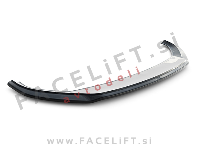 Podaljšek sprednjega odbijača črni sijaj Audi Q5 S line, SQ5 16-20