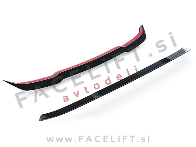 Strešni spojler črni sijaj Audi Q5 S line, SQ5 16-24