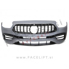 Sprednji odbijač AMG izgled z črno sijaj masko Mercedes E S213 W213 20-23