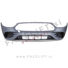 Sprednji odbijač AMG izgled z kromirano okrasno letvijo Mercedes E S213 W213 20-23