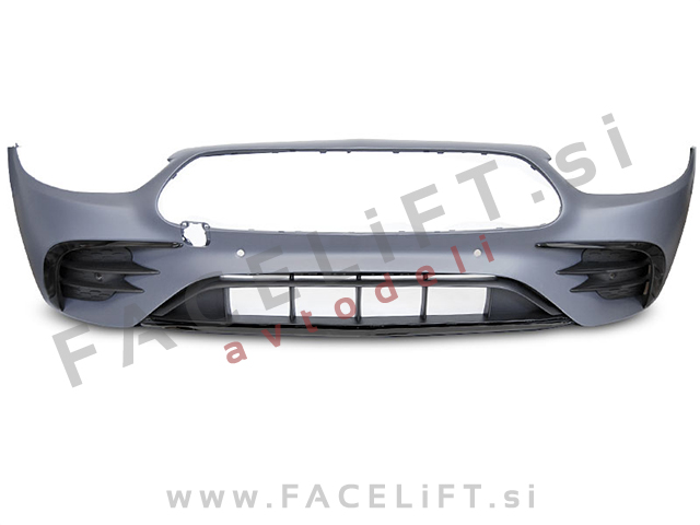 Sprednji odbijač AMG izgled z črno okrasno letvijo Mercedes E S213 W213 20-23