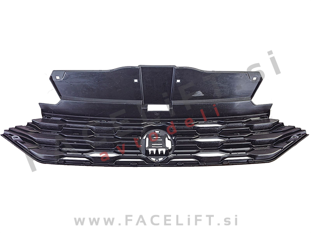 Maska črna kromirana sijaj VW T-Roc 17-22