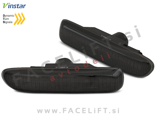 Dinamični bočni LED smerniki zatemnjeni BMW 3 Compact E46 01-04