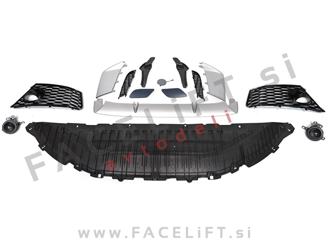 Sprednji odbijač RS izgled PDC SRA Audi A6 C7 4G 14-18