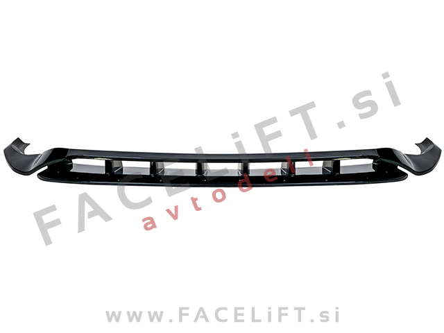 Podaljšek sprednjega odbijača črni sijaj Audi Q8 4M S line 18-23