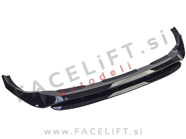 Podaljšek sprednjega odbijača črni sijaj Audi Q8 4M S line 18-23