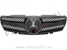 Maska črna sijaj Mercedes SL R230 01-06