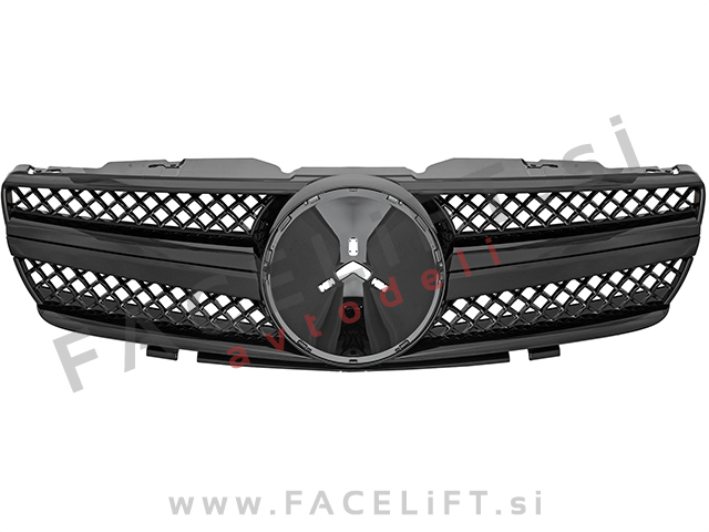 Maska črna sijaj Mercedes SL R230 01-06