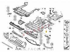 Zaščita motorja BMW 3 E92 E93 06-13
