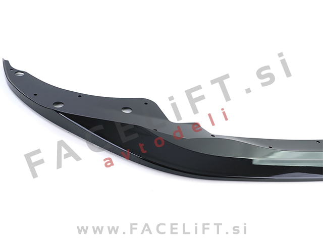 Podaljšek sprednjega odbijača črni sijaj M-Performance izgled BMW 4 Gran Coupe G26 M-Pack 21-