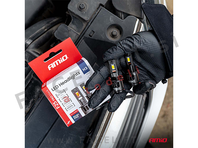 LED kit H3 Series F25 PRO BLACK FULL CANBUS 68W 12V 24V