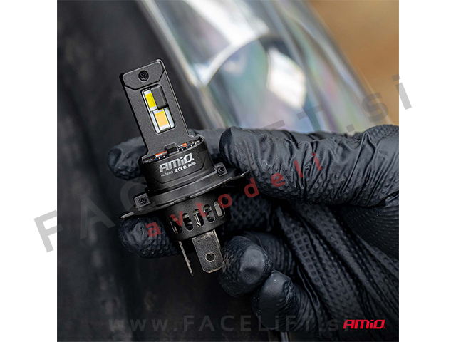 LED kit H4 H19 Series F25 PRO BLACK FULL CANBUS 70W 12V 24V