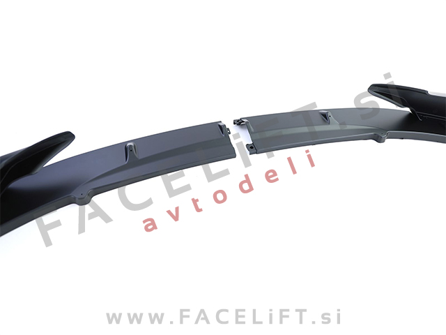 Podaljšek sprednjega odbijača črni mat M-Performance izgled BMW 1 F20 F21 11-15
