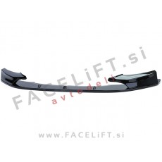 Podaljšek sprednjega odbijača črni sijaj M-Performance izgled BMW 1 F20 F21 11-15