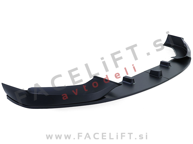 Podaljšek sprednjega odbijača črni sijaj M-Performance izgled BMW 1 F20 F21 11-15