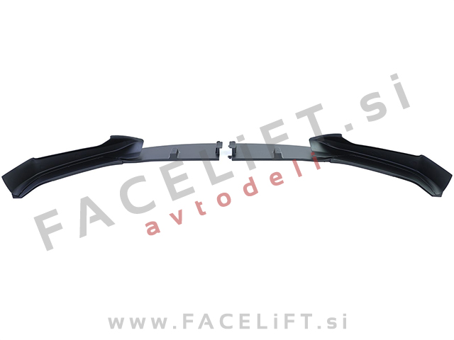 Podaljšek sprednjega odbijača črni sijaj M-Performance izgled BMW 1 F20 F21 11-15