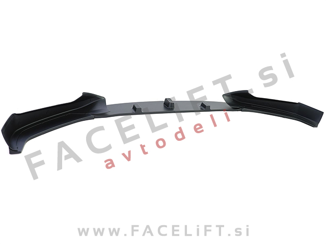 Podaljšek sprednjega odbijača črni sijaj M-Performance izgled BMW 1 F20 F21 11-15