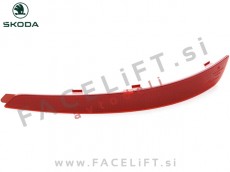 Odsevnik zadnjega odbijača desni Škoda Octavia Karavan 5E 13-17