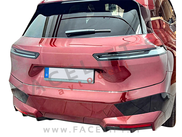 Zaščita zadnjega odbijača kromirana BMW iX 21- Zaščita zadnjega odbijača kromirana BMW iX 21-