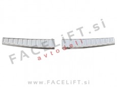 Zaščita zadnjega odbijača notranja srebrna mat BMW iX 21-