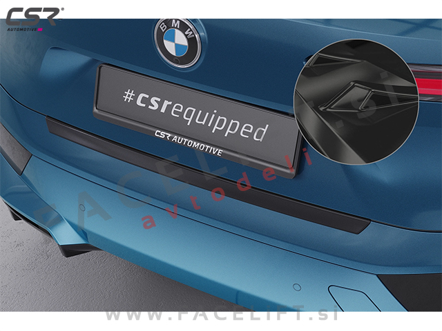 Zaščita zadnjega odbijača črna sijaj BMW iX 21-