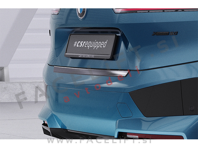 Zaščita zadnjega odbijača črna sijaj BMW iX 21-