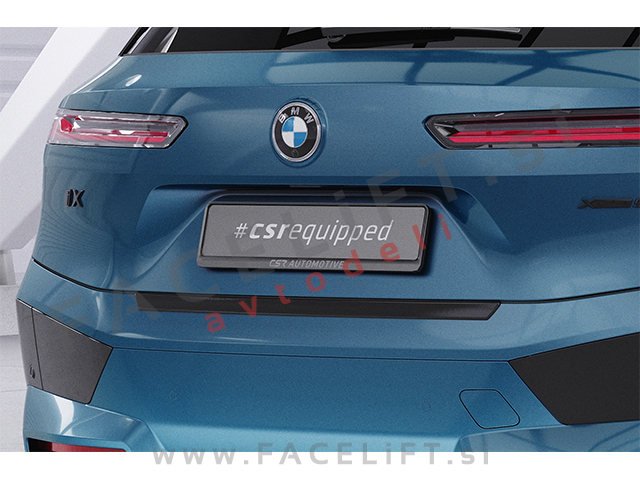 Zaščita zadnjega odbijača črna sijaj BMW iX 21-