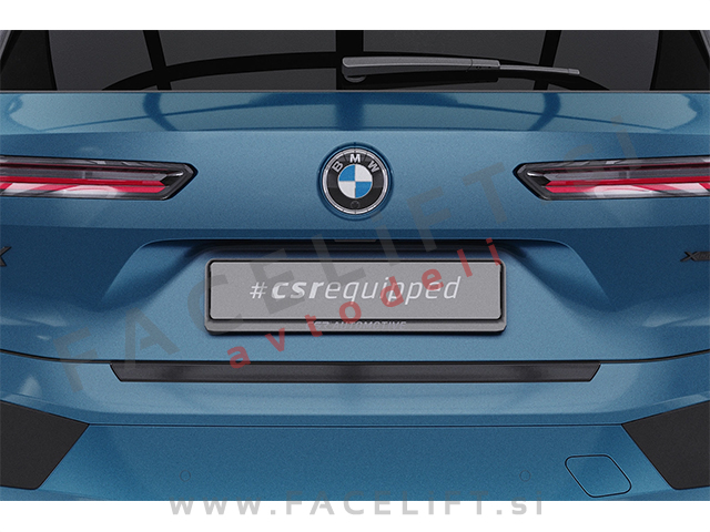 Zaščita zadnjega odbijača črna sijaj BMW iX 21-
