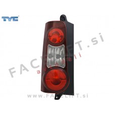 Zadnja luč leva dvokrilna vrata Peugeot Partner 12-18