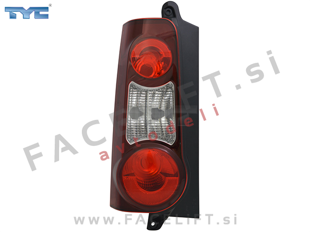 Zadnja luč leva dvokrilna vrata Peugeot Partner 12-18