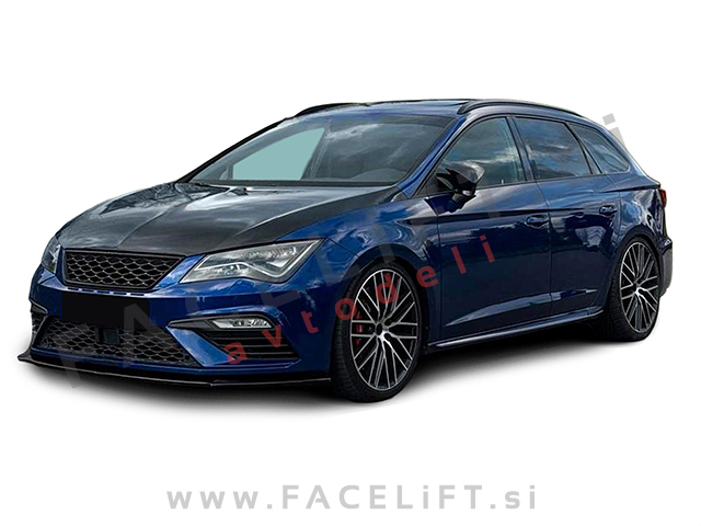 Maska črna sijaj Seat Leon FR 5F 17-20
