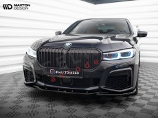 Podaljšek sprednjega odbijača črni sijaj BMW 7 G11 G12 M-Pack 19-22