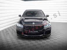 Podaljšek sprednjega odbijača črni sijaj BMW 7 G11 G12 M-Pack 19-22