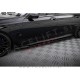 Podaljški pragov črni sijaj BMW 7 G12 M-Pack Long 15-22