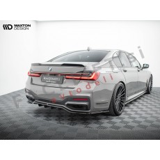 Podaljšek zadnjega odbijača črni sijaj V.2 BMW 7 G11 G12 M-Pack 19-22